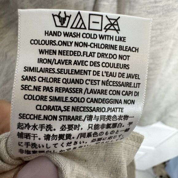 Fear Of God Essentials 1977 t shirt Long Sleeve Mens Size Medium Heather gray - Picture 7 of 8